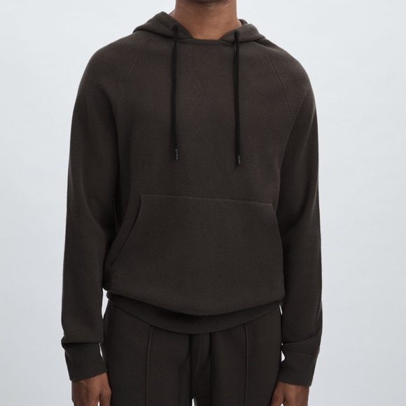 PAIGE Other - Paige Drawstring Dark Gray Knitted Hoodie in Large